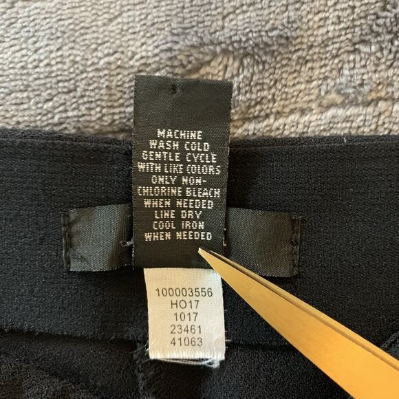 Alfani Womens Size 14 Black Polyester Blend Career Dress Pants 29.5" Inseam - Picture 7 of 14